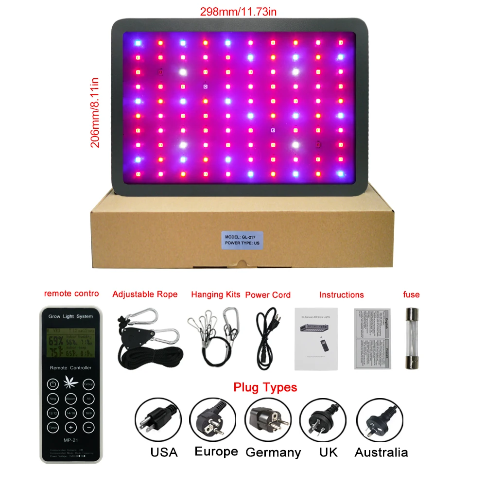 S Daisy Chain Group Control Professional Planting Lighting Tents Crop Lamps Timing Design