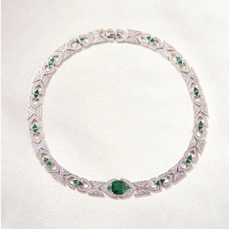 Дизайнерская коллекция Серьги-гвоздики Ожерелье Женщины Леди Инкрустация