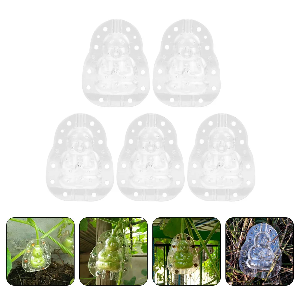 

5 Pcs Vegetable Growing Mold Shaping Fruit Accessory Strawberry Multipurpose Multi-function Plastic DIY Molds Accessories