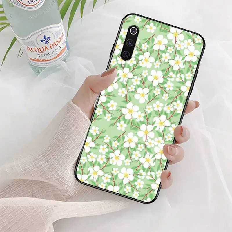 Милый чехол в Корейском стиле с цветочным рисунком для телефона Xiaomi mi 9 mi8 F1 9SE 10lite