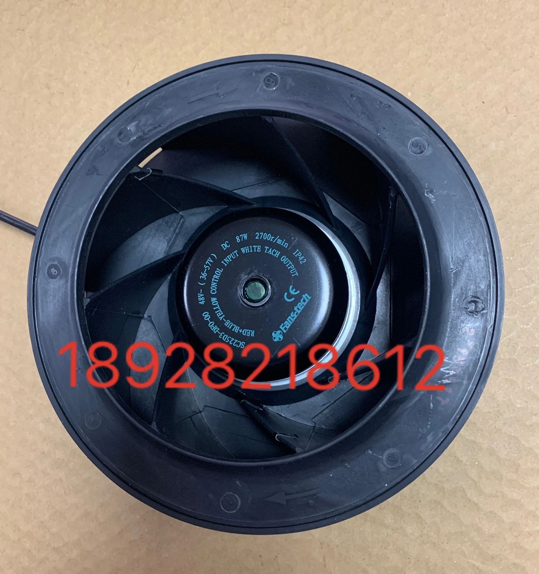 

SC225D3-DF0-00 48V 87W 22.5CM frequency converter centrifugal cooling fan