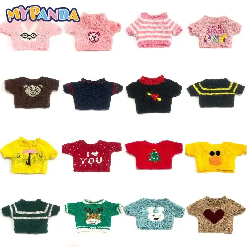 

1pcs Kawaii Ducks Clothes For 30Cm Lalafanfan Duck Accessories Cute Plush Toy Dolls Sweater Clothes Toys Children Gifts