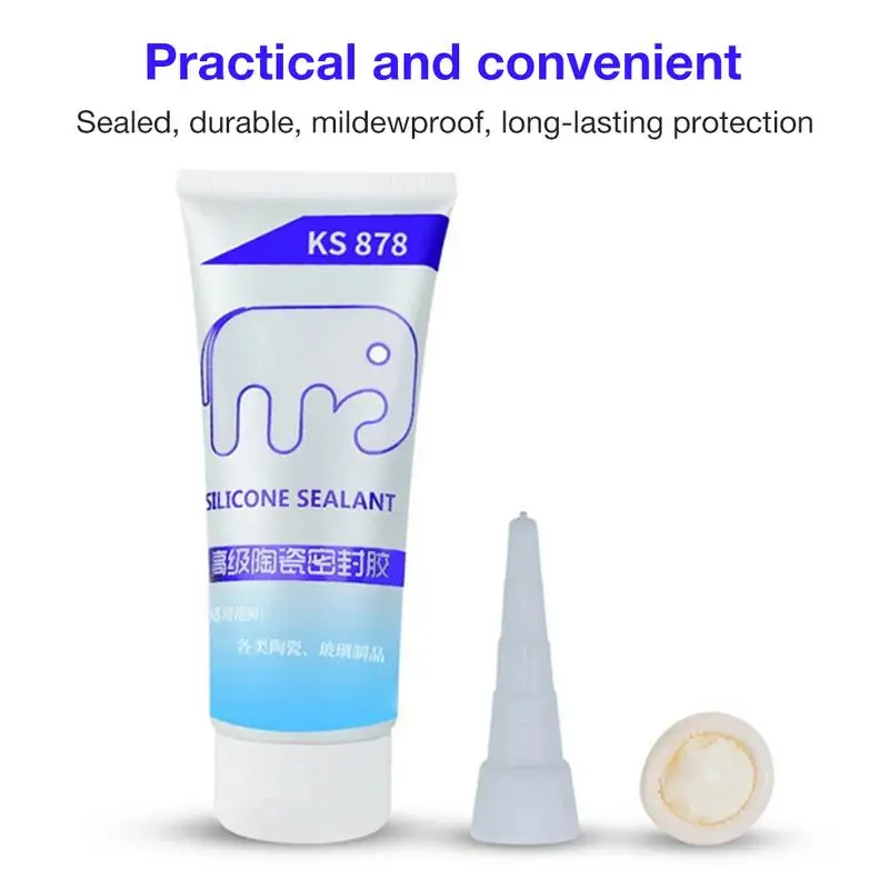 

Водонепроницаемый настенный клей для красивых швов с прошитыми краями, герметик для ванной комнаты, домашний герметик для ванной, клей-паст...