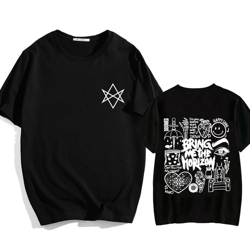 Футбольная майка BringMeTheHorizon BMTH уличная одежда унисекс хлопковая футболка с