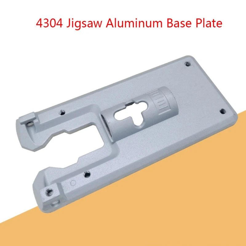 

Power Tool Accessories Suitable for 4304 Jig Saw Accessories Jig Saw Base Replacement Aluminum Base Plate Jig Saw Stand M4YD
