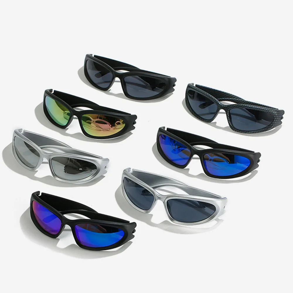 Outdoor Sport Sunglasses Women 2022 Aesthetic Sun Glasses Men Vintage Shades Fashion Cool Punk Goggle Eyewear