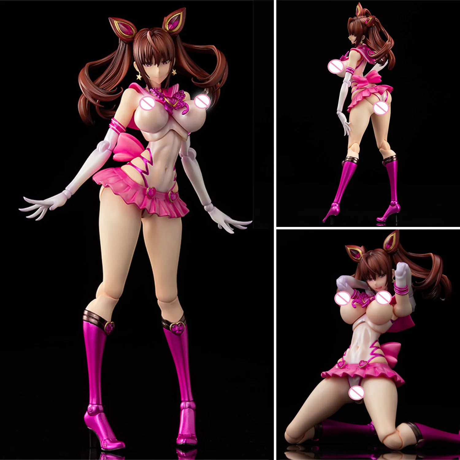 

18cm Native Zettai Junpaku♡Mahou Shoujo PVC Cute Sexy Girl Anime Figure Toy Hentai Model Dolls Adult Collection Gift