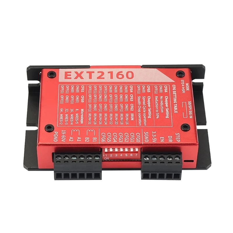 

Высокопроизводительный драйвер двигателя EXT2160 для Voron Ender с поддержкой платы StepStick, двигатели для 3D принтеров Marlin/Klipper, новинка 2022