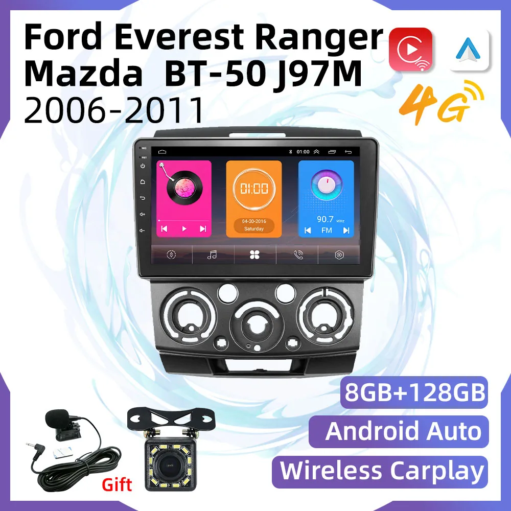 

Car Multimedia Player for Ford Everest Ranger Mazda BT50 BT-50 J97M 2006-2011 Stereo 2 Din Android Car Radio Autoradio Head Unit