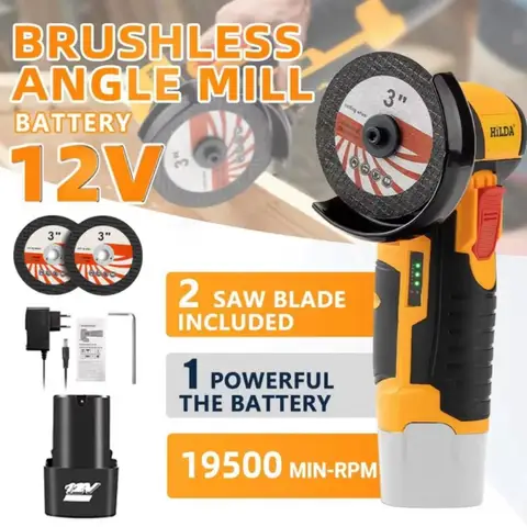 HILDA Угловая шлифовальная машина 12В