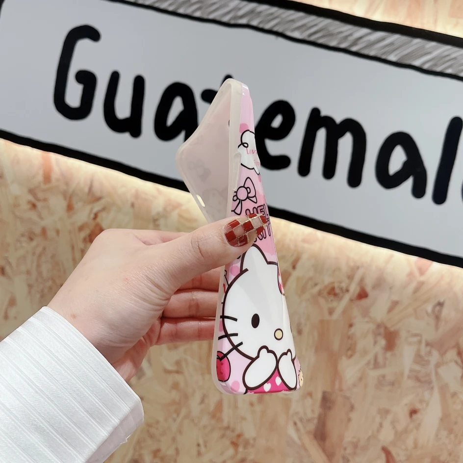 Мягкий чехол для наушников Hello Kitty Cat Airpods 1 2 3rd Pro Blu-Ray силиконовый iPhone 14 Plus 13 12 11 Max X XR