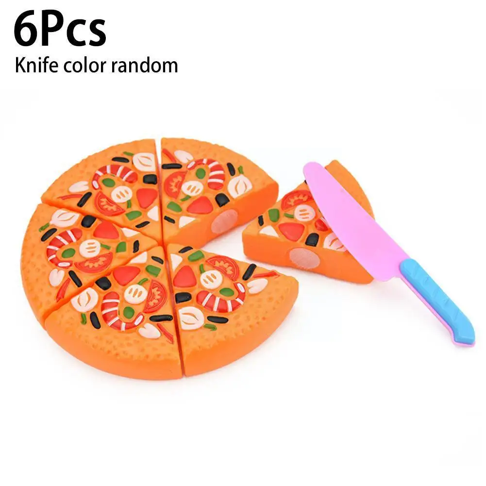 

Childrens Pizza Slices Toppings Simulation Pretend Kids Kitchen Game Food Dinner Toys Birthday Cooking Gift Toys Plast H7i1