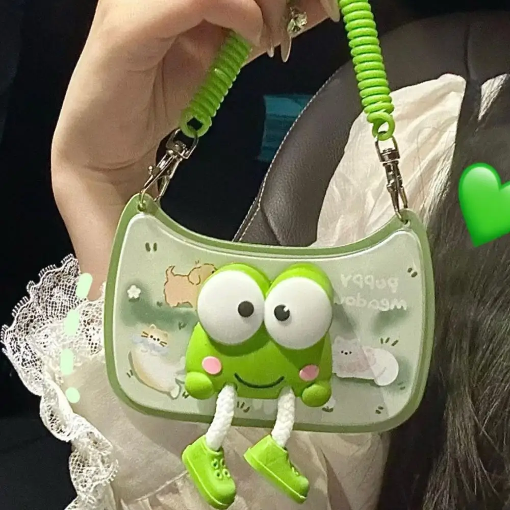 Kero Keroppi Форма сумки Подвесная веревка Карта кампуса метро Защитный набор рабочих