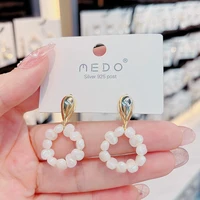 new 2022 temperament fashion color pearl contracted only beautiful for women fashion earring daily birthday party jewelry gifts