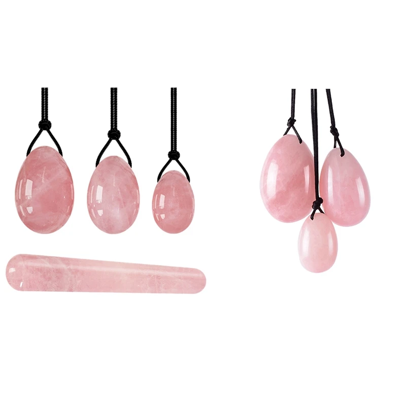 

Yoni набор яиц для массажа V-Aginal подтягивание естественного нефрита яиц Yoni Kegel тренажер для беременных V-Aginal массаж йони-палочка Ruitong