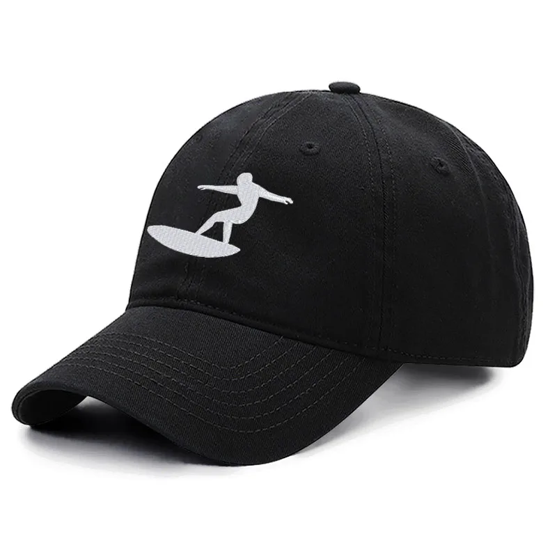 

Unisex Cotton Baseball Cap Women Surfer Embroidery High Quality Dad Hat For Men Adjustable Dropshipping Wholesale