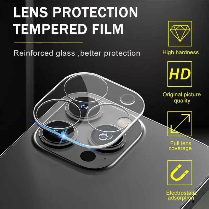 

2023 New Rear Camera Protective Film 3D Curved Full Coverage Scratch Resistant Camera Lens Protective Film For IPhone 14/13/12