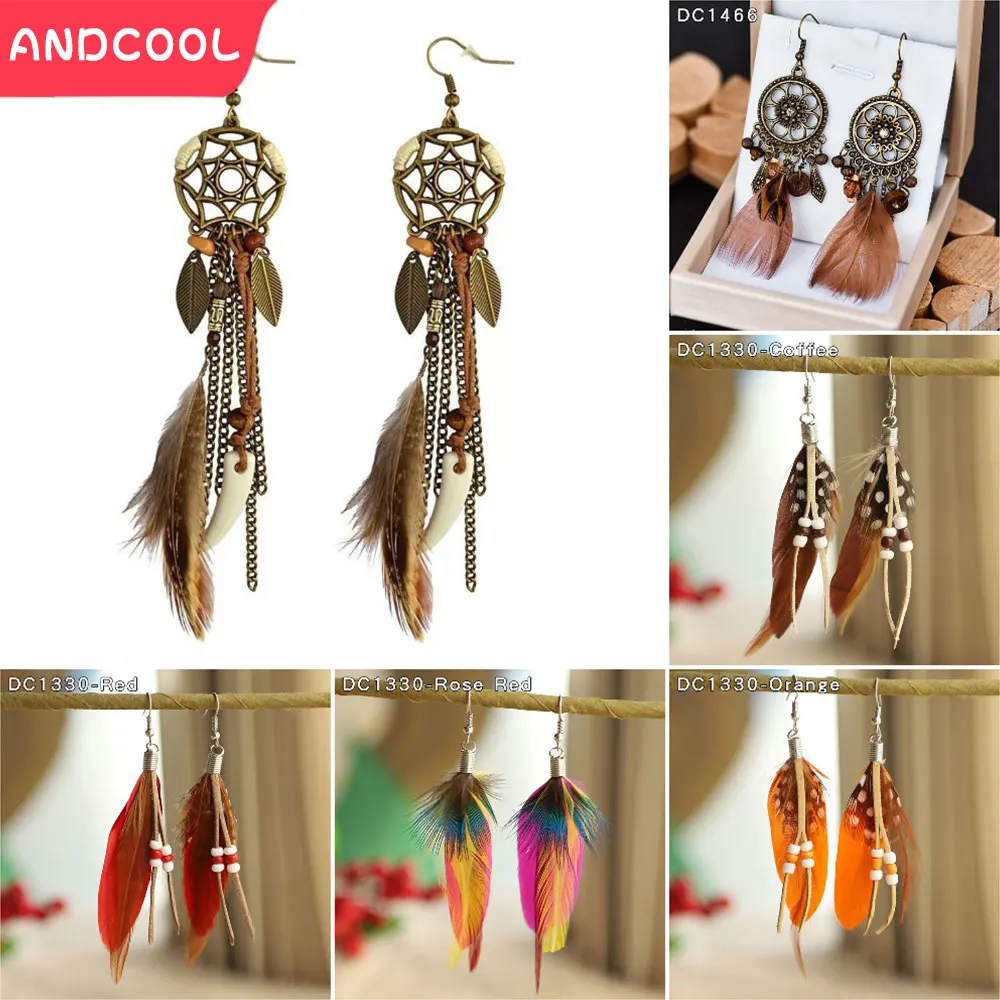 Andcool резные Винтажные серьги для женщин ювелирные изделия аксессуары Подарки