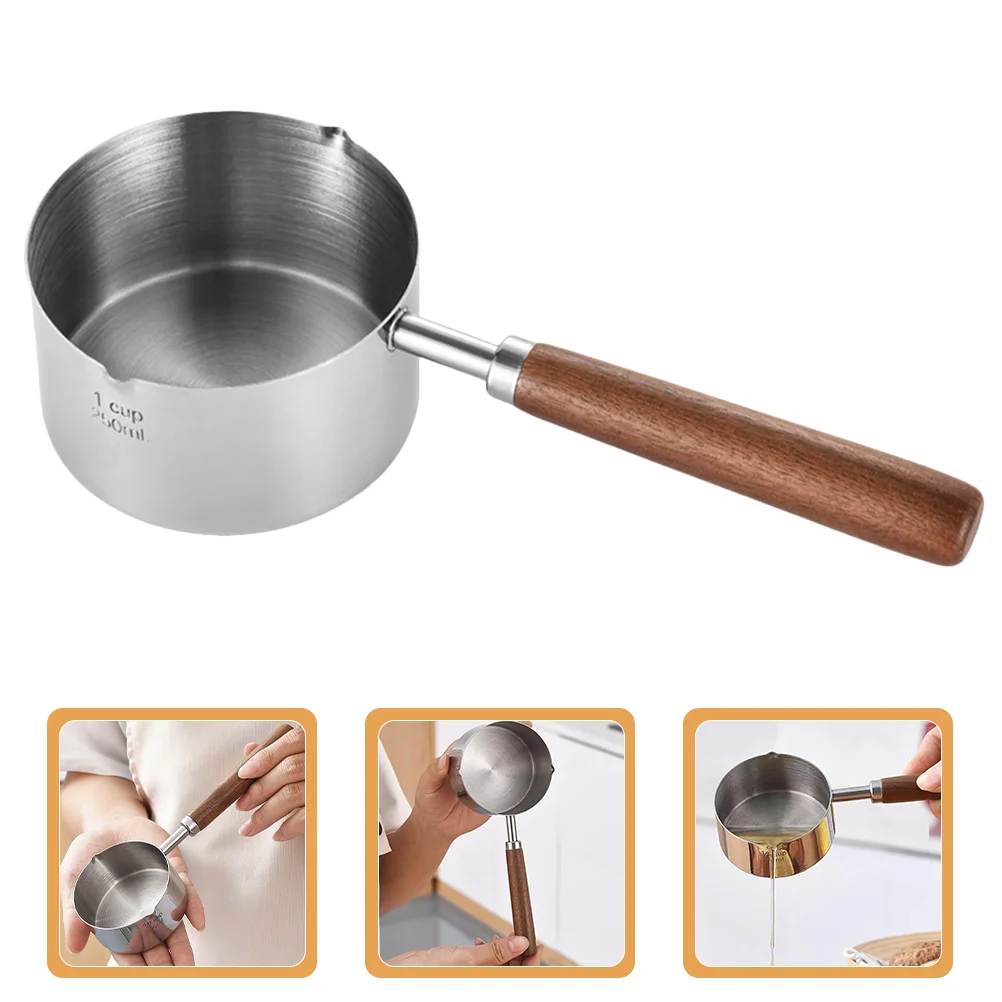 

Japanese Frying Pot Mini For Dips Steel Small Mini For Dips Turkish Coffee Mini For Dips Pans Cooking Oil Wood Handle Steamer
