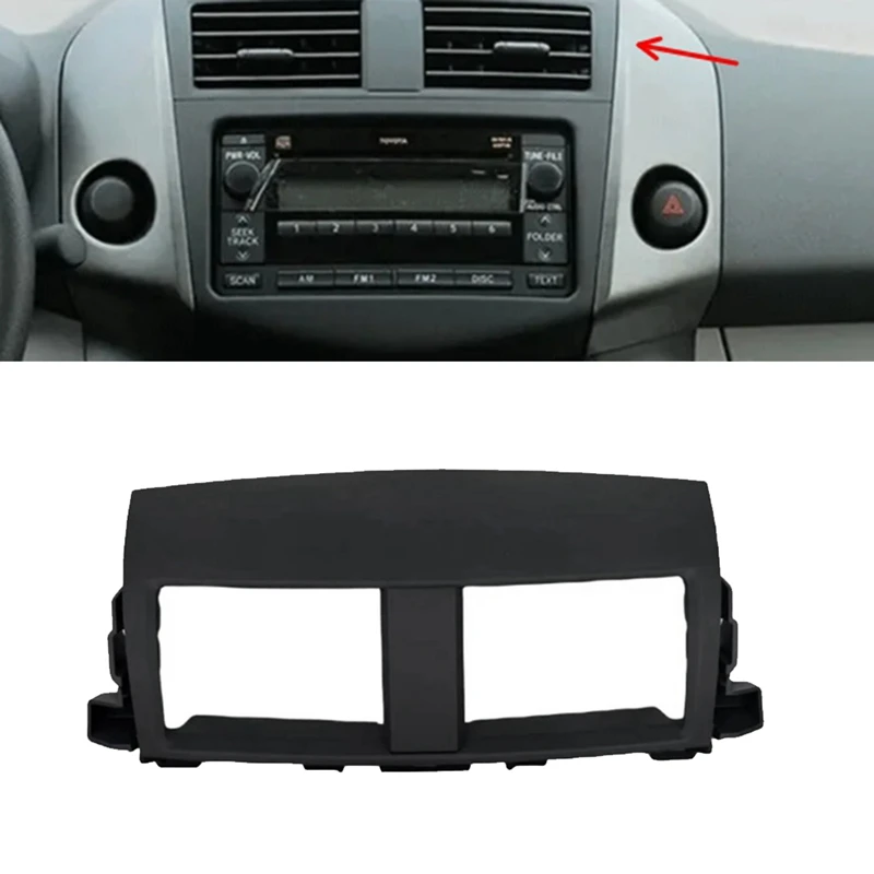 Car Center Dash Air Outlet Grilles Panel Trim For Toyota RAV4 2009-2013 Accessories