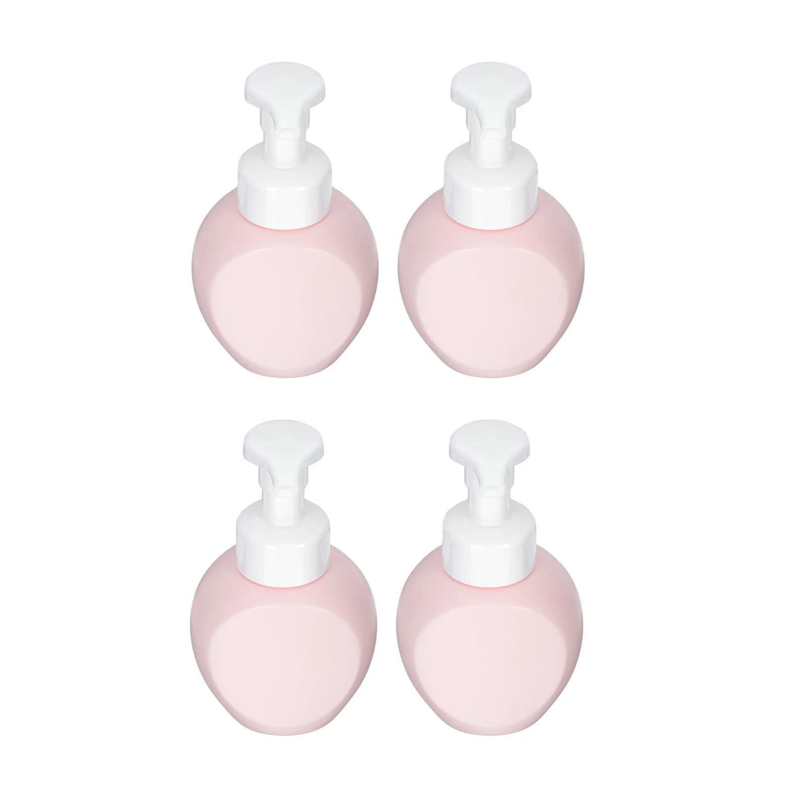 

4pcs Portable Shampoo Bottles Foaming Dispensers Mousse Pump Containers )