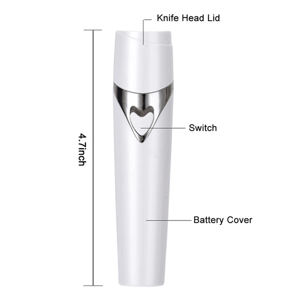

Facial Hair Remover Electric Women Face Hair Depilator Portable Detachable Brows Trimmer Razor