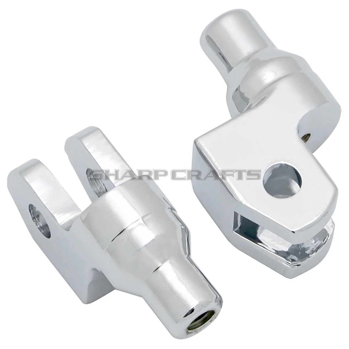 Фото Для Yamaha V-Star 1100 600 V-Max Virage XV750 XV1100 Stryker Bolt XV950: адаптеры крепления передних подножек для шоссейных подножек. №2