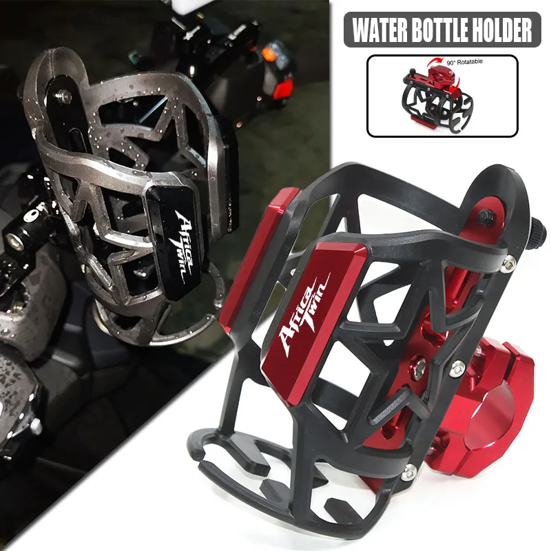 

For Africa Twin 1100 CRF1100/L CRF 1000/L XRV 750 high quality Motorcycle CNC Beverage Water Bottle Drink Cup Holder Mount