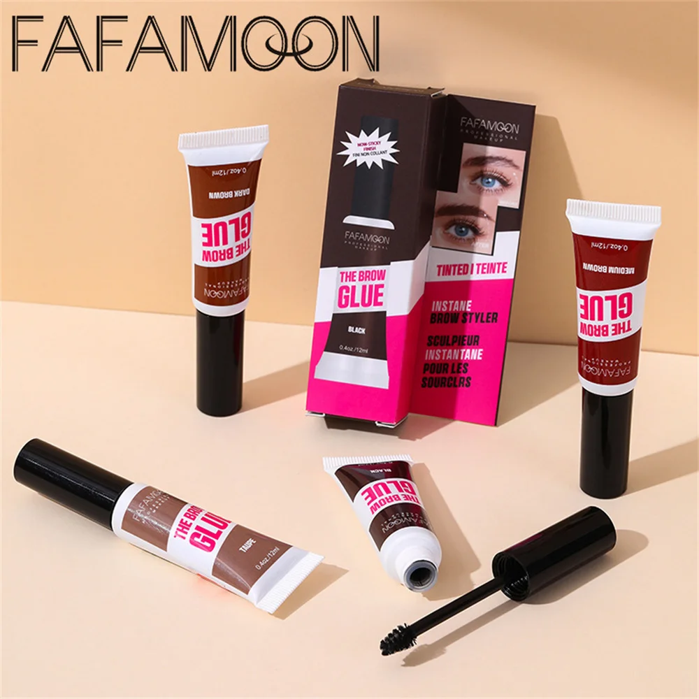 

Eyes Makeup Cosmetic New 4-color Eyebrow Dyeing Cream Long-lasting Coloring Waterproof Anti-sweat 12ml Eyebrow Gel Quick Drying