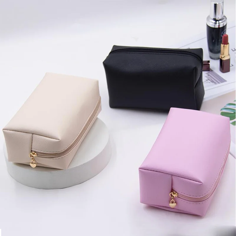 

Women Travel Makeup Bags PU Leather Make Up Pouch Travel Wash Toiletry Organizer Purse Cosmetic Bag Storage Bolsos De Maquillaje