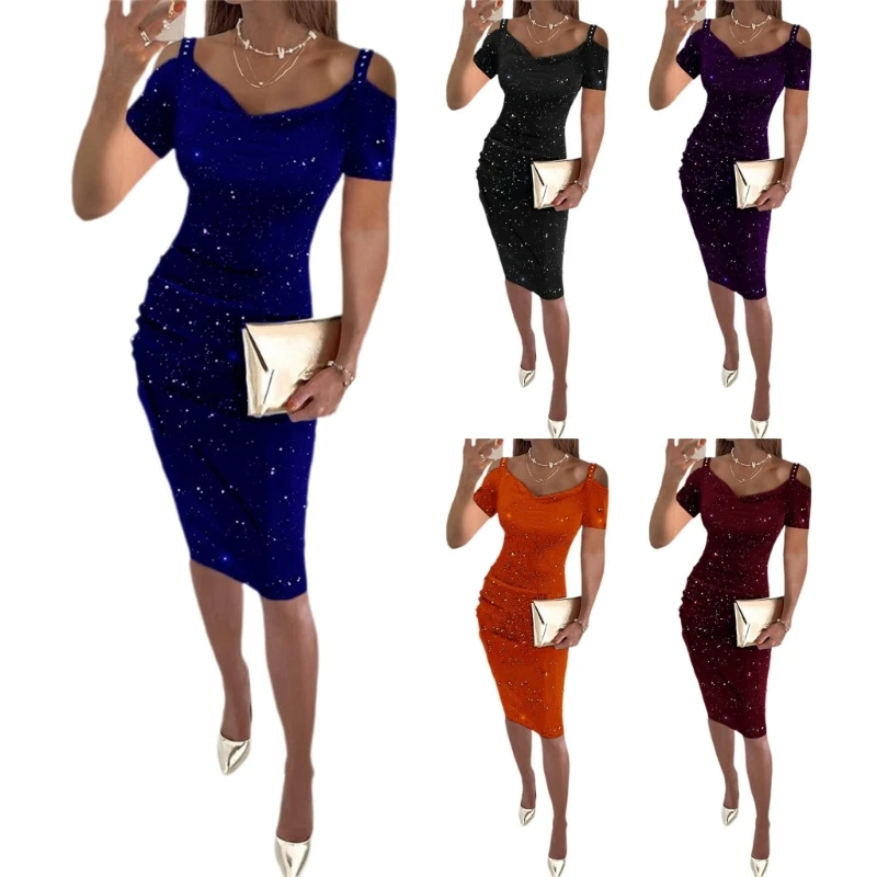 

Женское длинное облегающее платье на тонких бретельках, 10CD