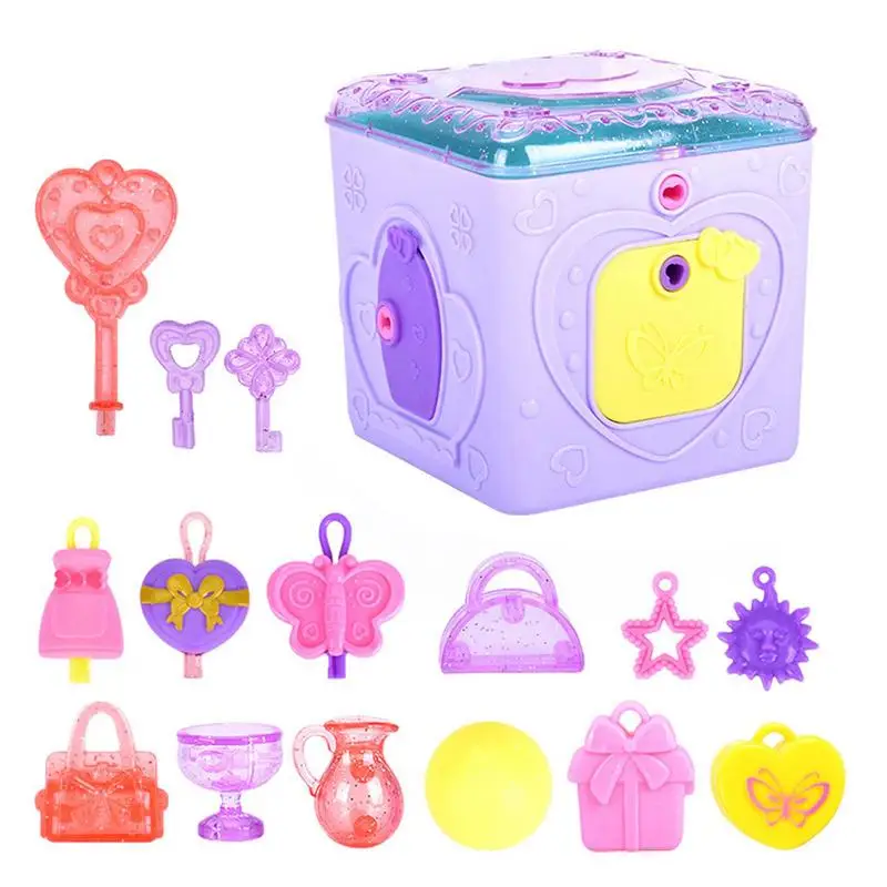 

Treasure Box Girls Prize Box Container Portable Treasure Collection Storage Box For Teachers Girls Classroom