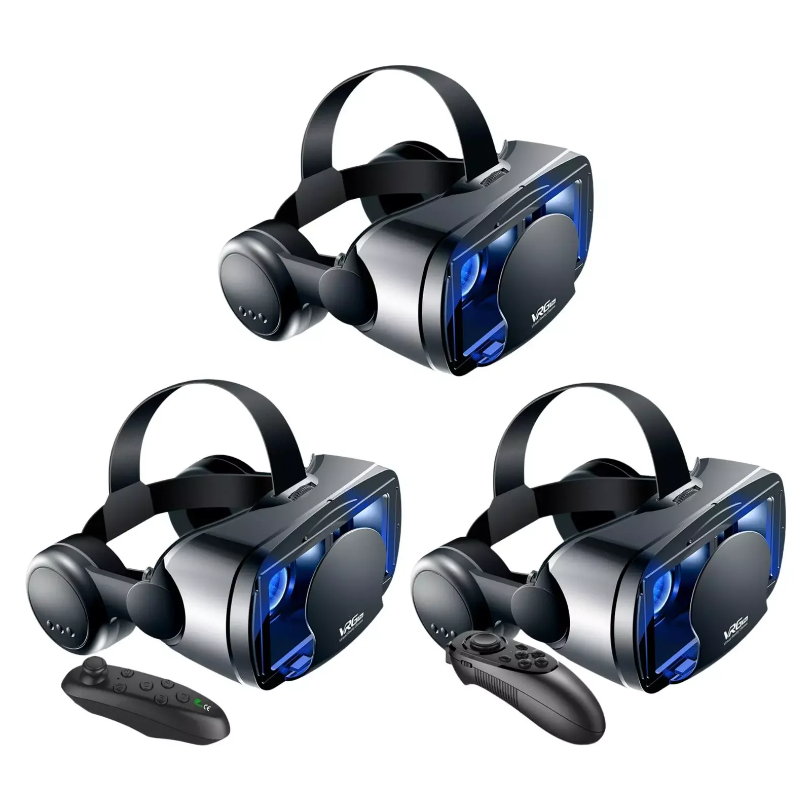 

3D VR Glasses Giant Screen VR Headset for Support Nearsighted Within 800°