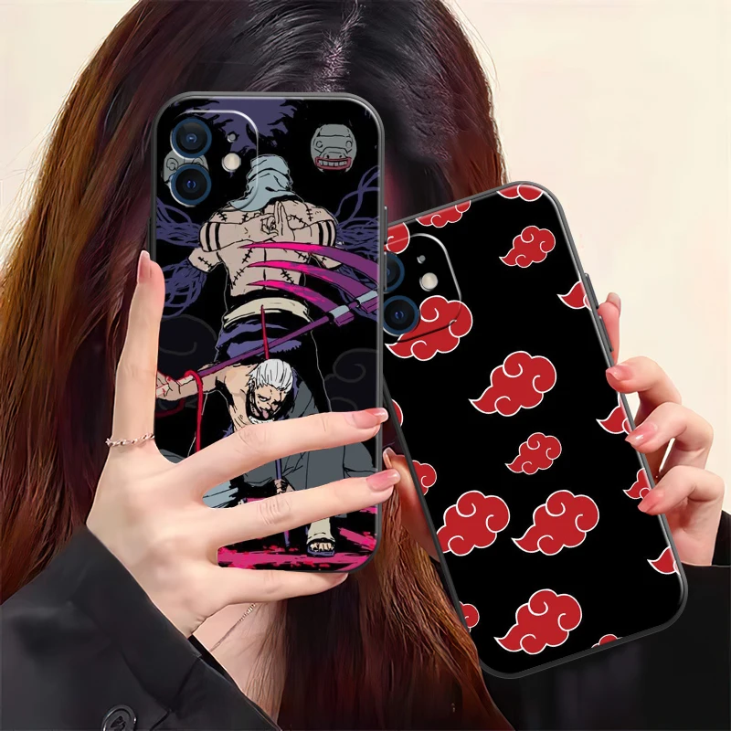 

Japan Anime NARUTO Phone Case For iPhone X XS XR XS Max 11 11 Pro 12 12 Pro Max For iPhone 12 13 Mini Coque Silicone Cover Soft