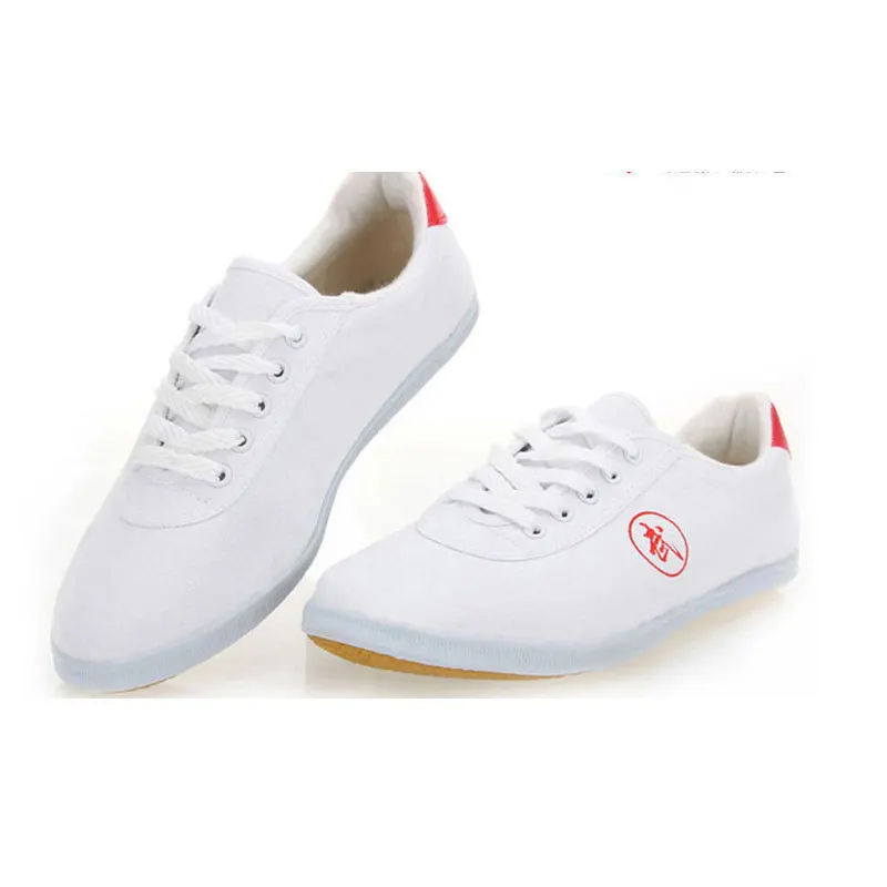 

Canvas Classic Martial Art Shoe White Sneakers Wu Shu Shoe Tenis Masculino Taekwondo Breathable Sneakers Tai Chi Kung Fu Shoes