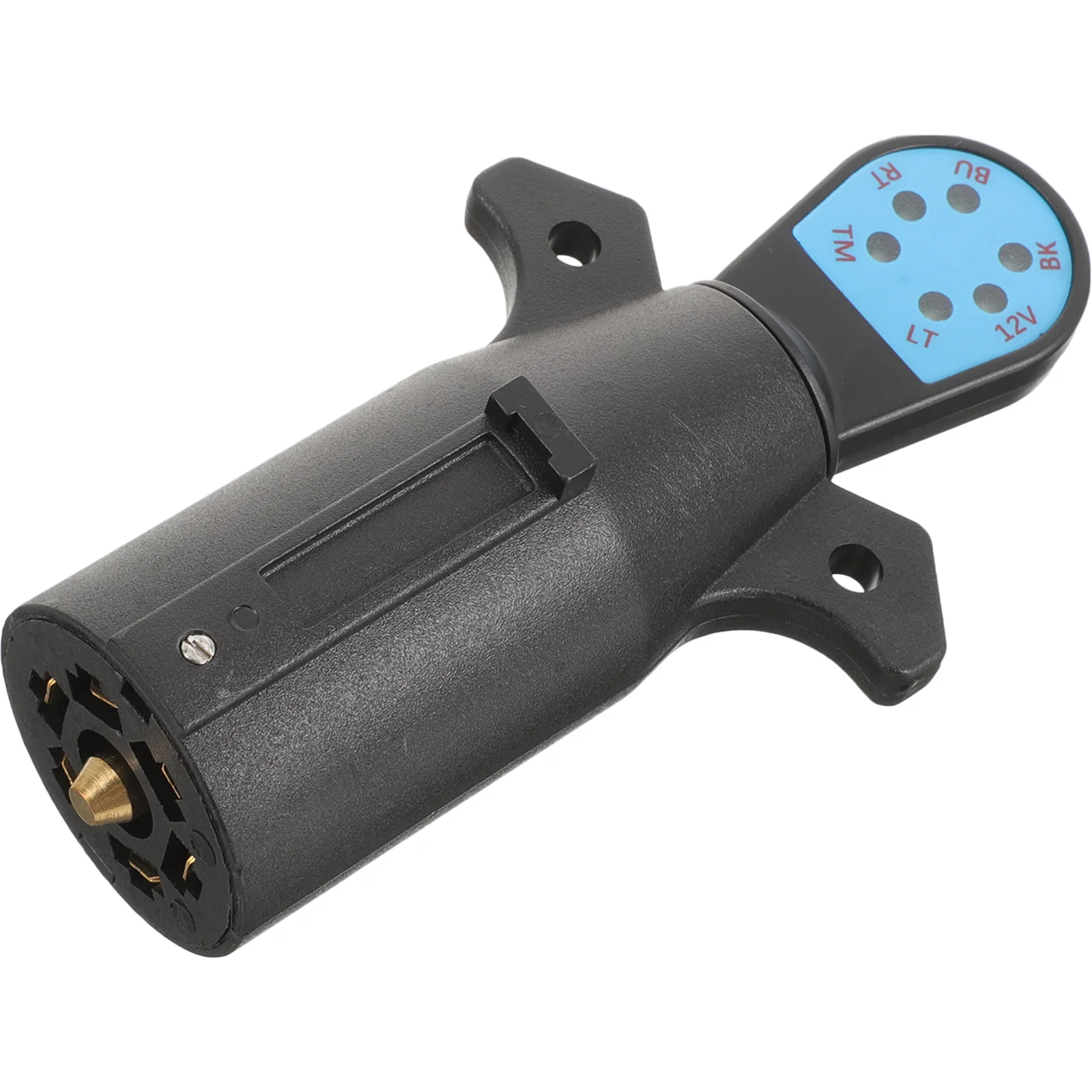 7-полосный прицеп устройство для проверки проводки Круглый адаптер штырьковый