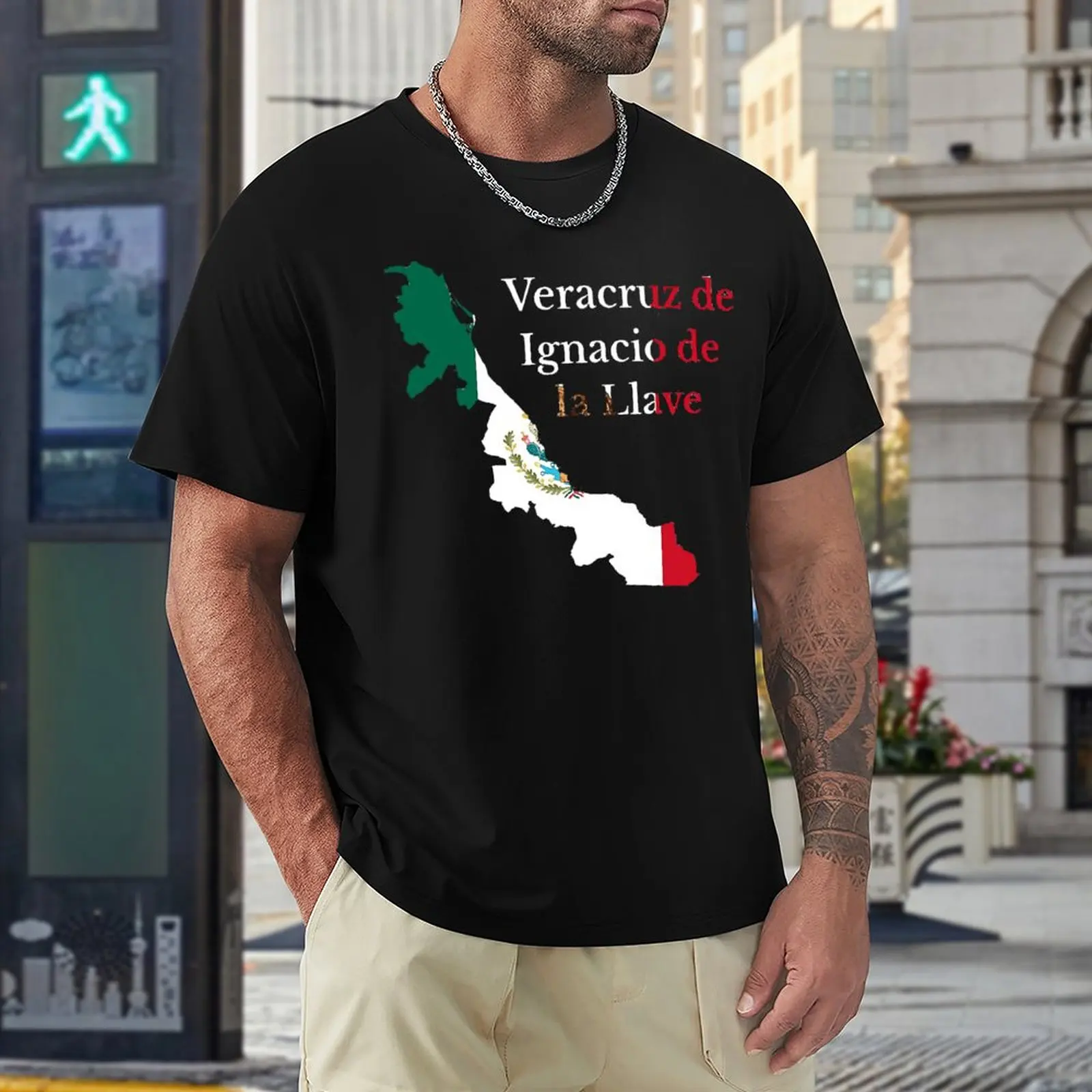 

T-shirts Veracruz State Map Mexico Top Quality Fitness USA Size Vintage