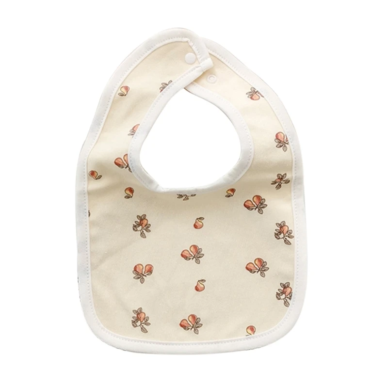 

Cute Newborn Boy Girl Bibs Absorbent Baby Teething Bib Feeding Bib Soft Cotton-