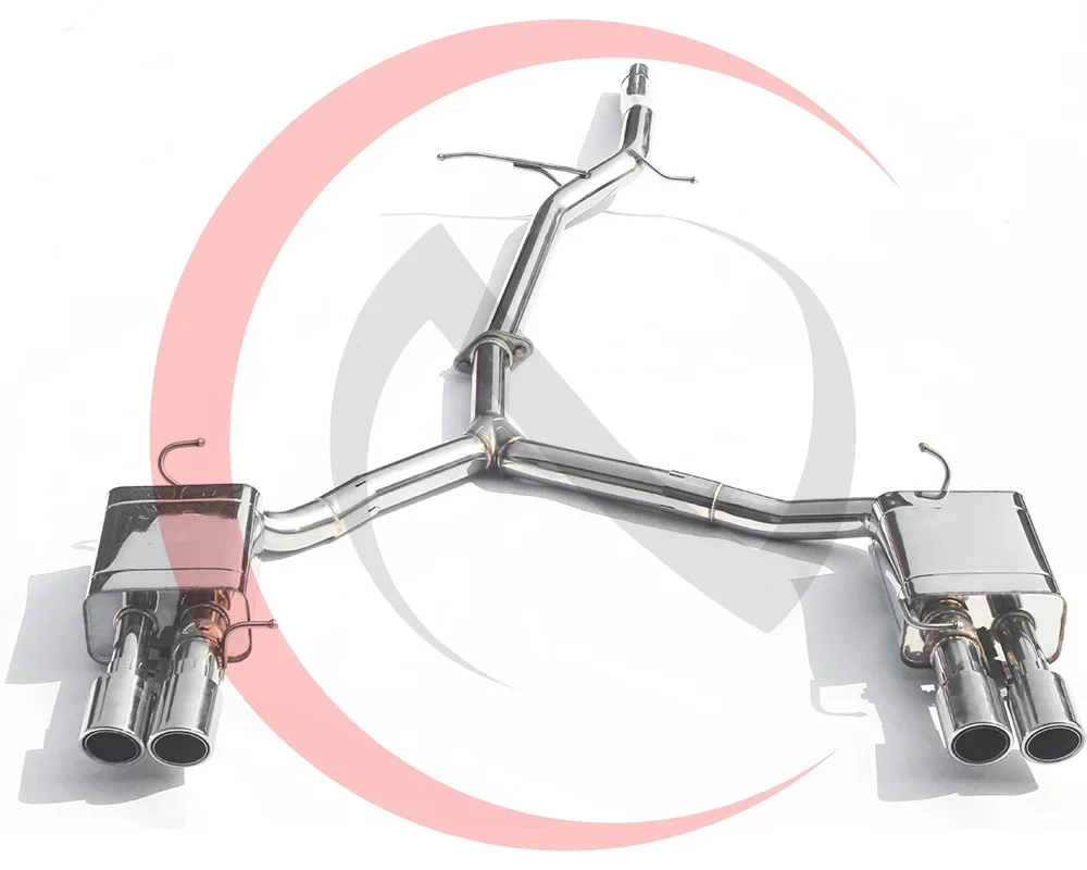 Выхлопная труба Catback из нержавеющей стали 304 для AUDI A4/A5 B8 2 0 T 2017-2022 автомобильная