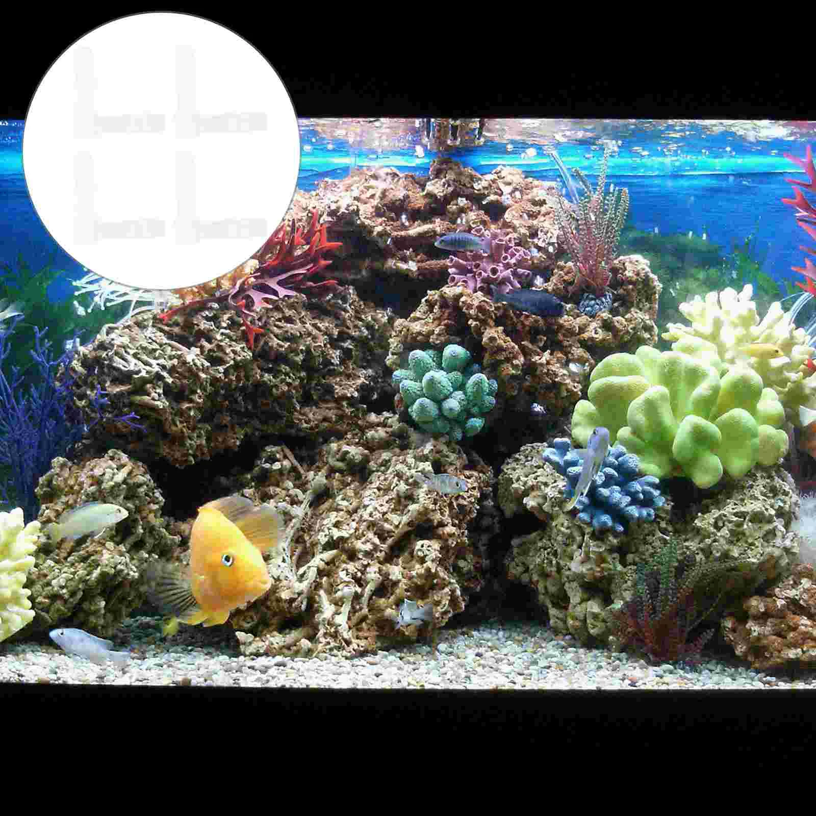 

30PCS Aquarium Oxygen Aeration Hose Accessories Aquarium Hose Connector (White)