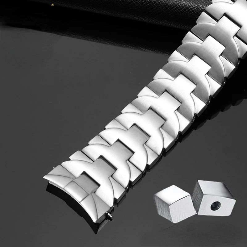 Stainless Steel Watch Strap for Panerai Pam441 111 Fine Steel Butterfly Clasp Watch Band 24mm Accessories