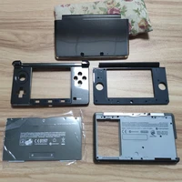 original brand new middle frame inner 3 4 parts housing cover shell back 4 white 3 case box for 3ds console