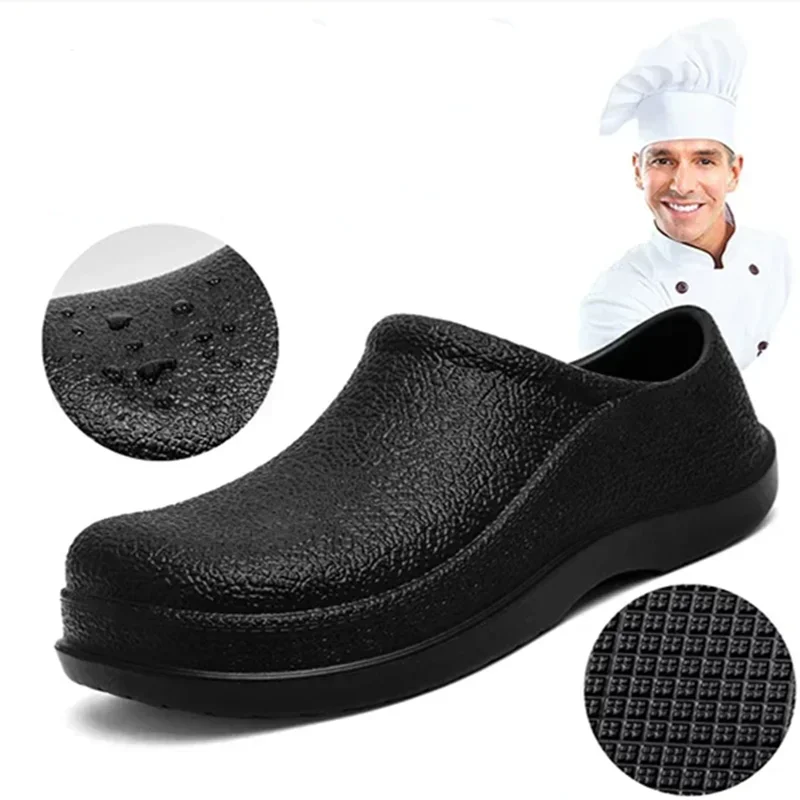 Водостойкая Мужская Обувь Для Шеф-повара Повседневные Сандалии Из Эва Без