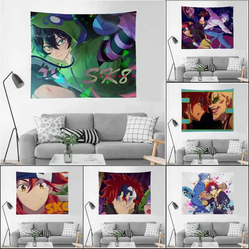 

Sk8, гобелен Infinity с художественной печатью, дешевый хиппи, настенный богемный настенный гобелены