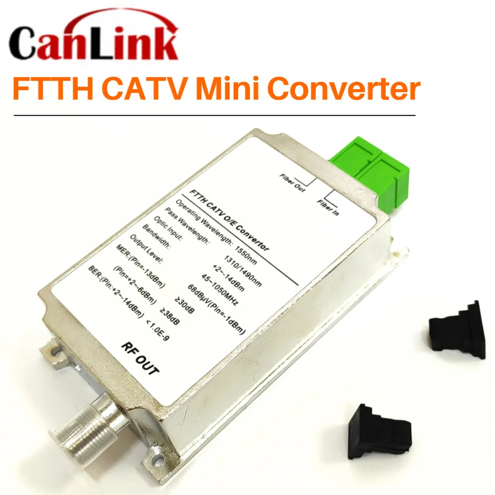 

1 шт. CATV Mini приемник FTTH волоконный оптический WDM узел RF преобразователь Triplexer минимод для помещений AGC 1310 нм/1490 нм/1550 нм без питания
