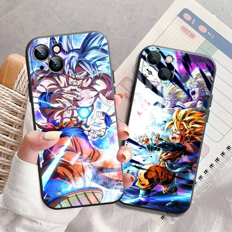 

DRAGON Ball Phone Case For iPhone 11 12 13 Pro MAX Mini 6 6S 7 8 Plus X SR XS MAX SE 2020 Silicone Amine Funda Cover Designer
