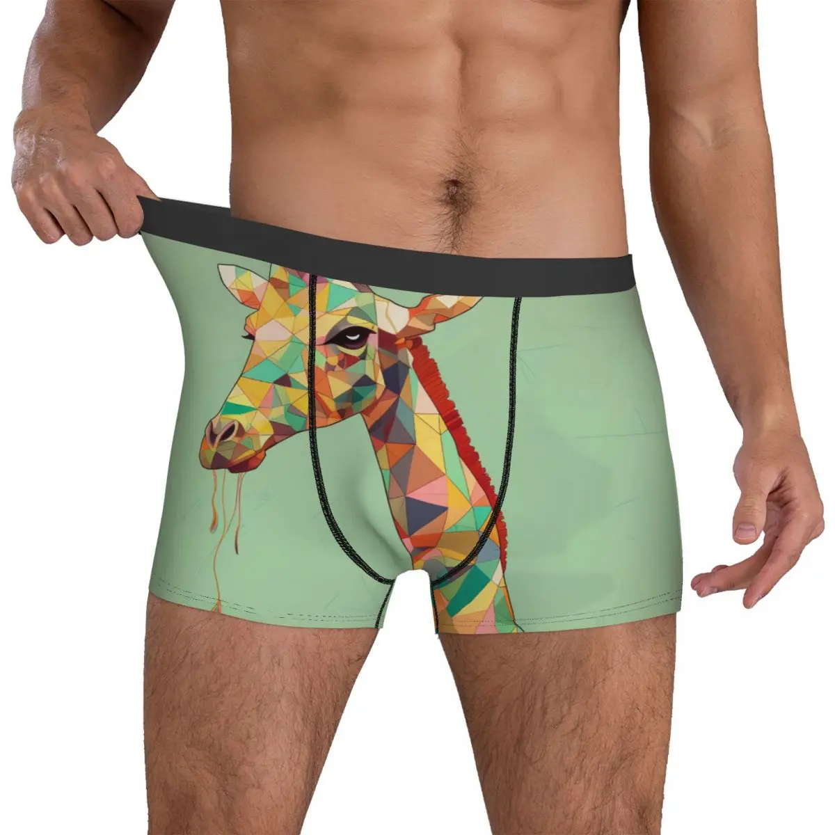 

Трусы-боксеры Мужские дышащие, с 3d-карманом, размеры 2XL