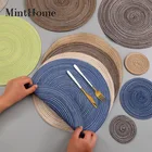 Термостойкий Коврик для обеденного стола, хлопковая пряжа, 2 шт.партия