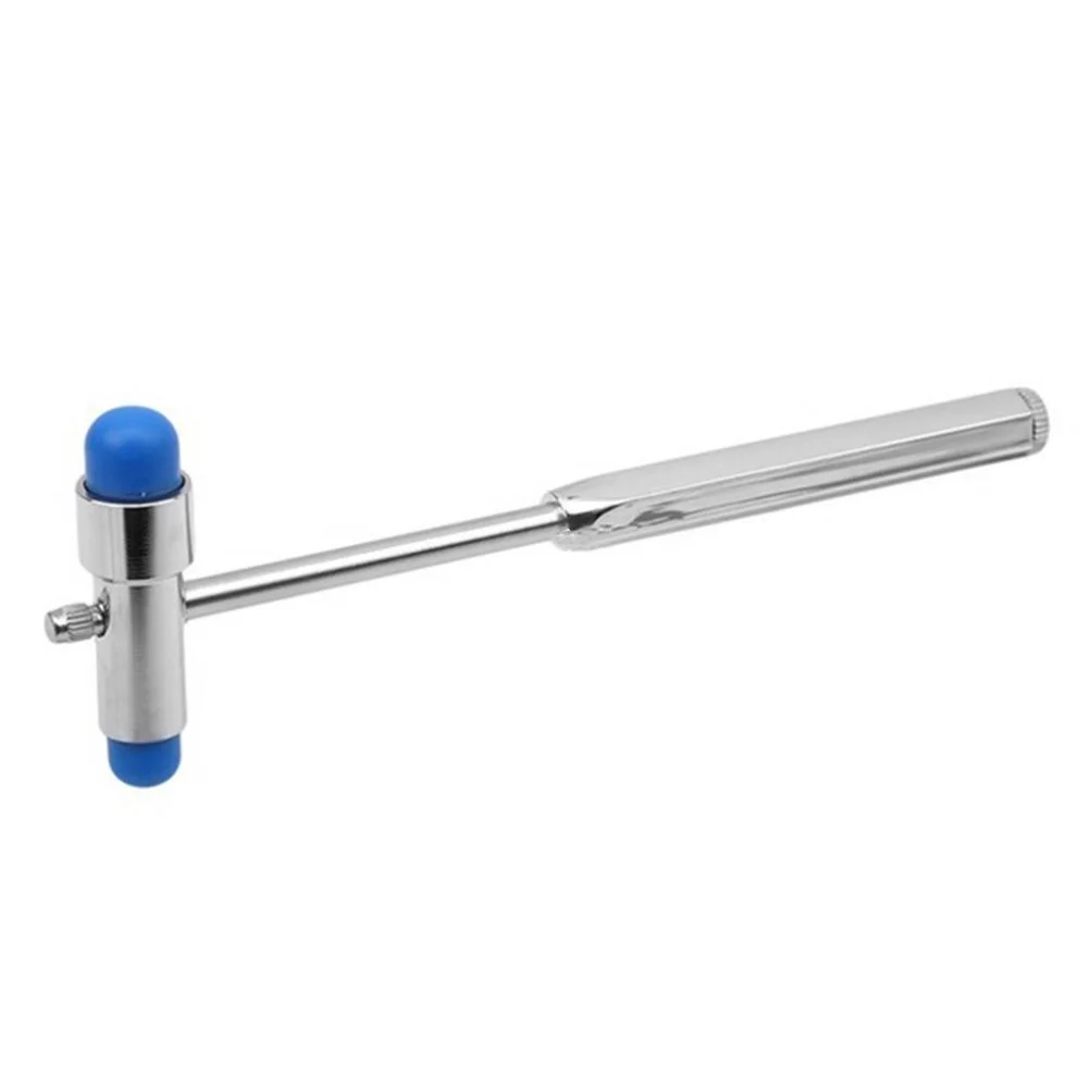 

Multifunction Double-headed Plexor T-Shaped Reflex Diagnosis and Testing Hammers with and Brush (Blue)
