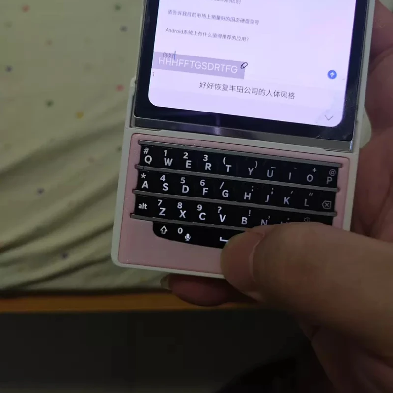 Фото Мини-клавиатура Blackberry Q10, изготовленная на заказ, с 3D-печатью, Bluetooth-панель для клавиатуры BlackBerry Q10, аккумулятор 450 мАч, аксессуары для клавиатуры №4